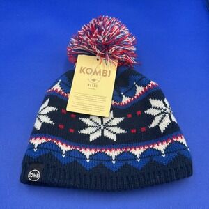 Kombi Metro NEW The Scandinave Pom Hat Snowflake Fair Isle Beanie H3293 Canadian